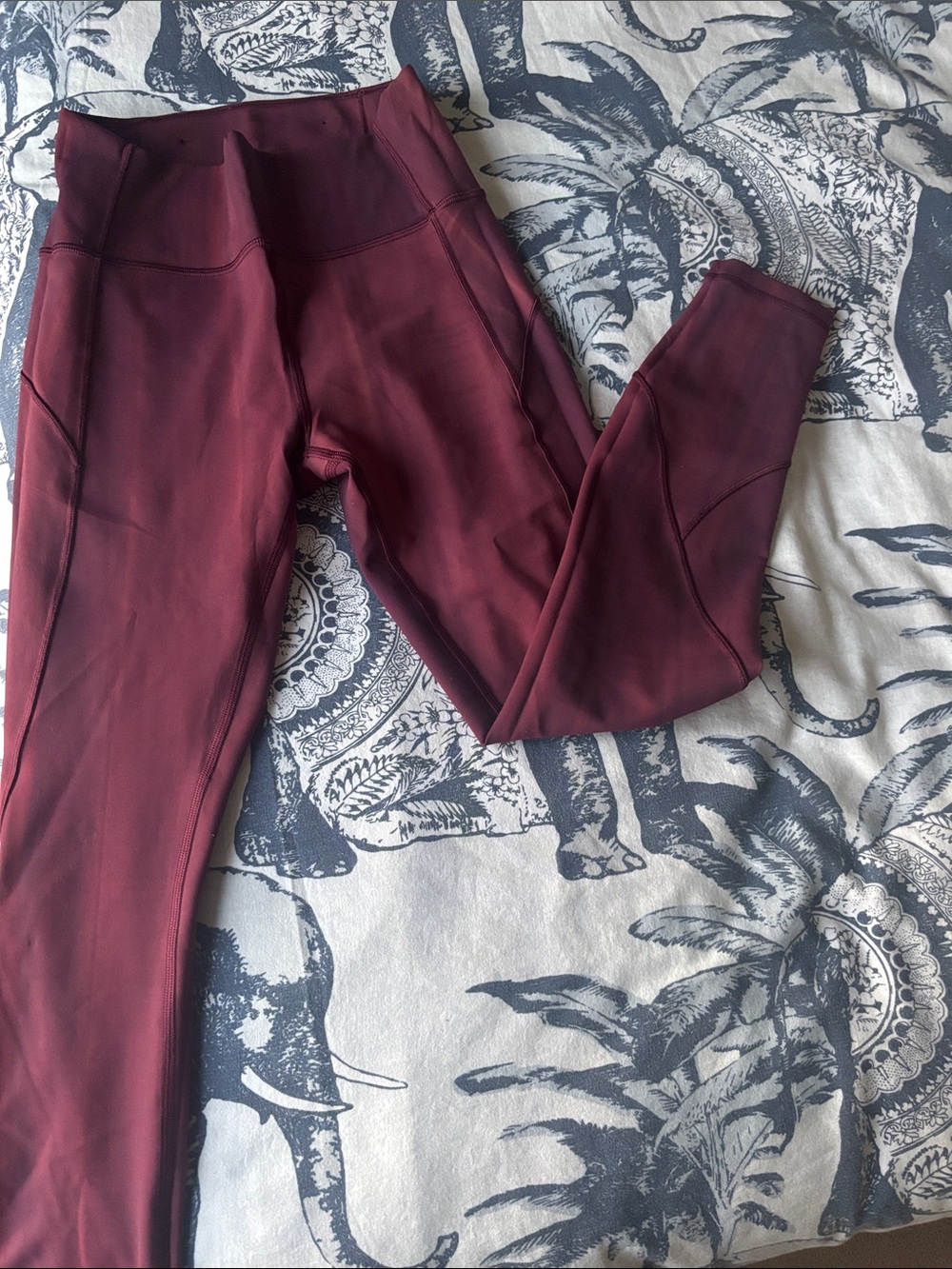 lululemon athletica High-Waist Burgundy Leggings